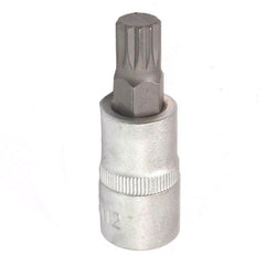 Bussola con inserto dentato spline XZN 12 mm, attacco 1/2