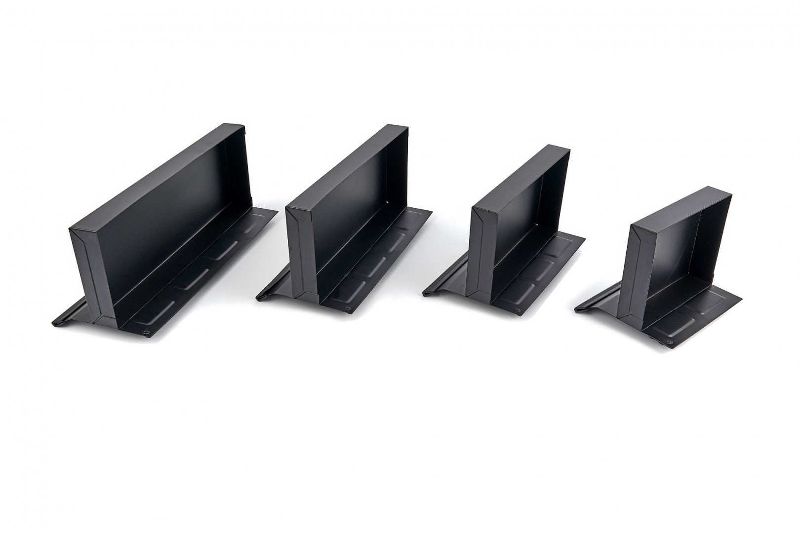 Porta attrezzi magnetico - portautensili - supporto per garage officina, 4 mensole magnetiche nere per armadio carrello portautensili HBM Olanda