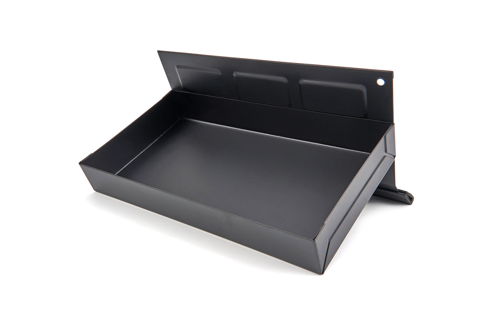 Porta attrezzi magnetico - portautensili - supporto per garage officina, 4 mensole magnetiche nere per armadio carrello portautensili HBM Olanda