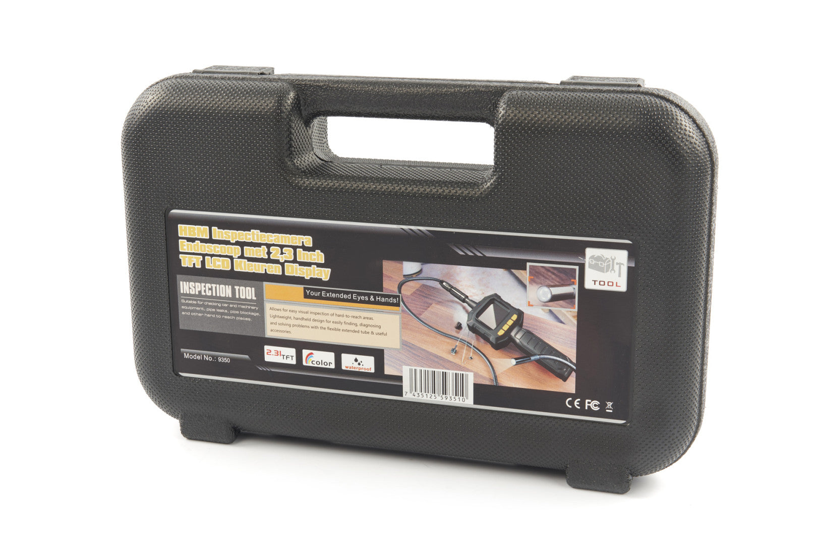 Telecamera di ispezione digitale per endoscopio auto,schermo LCD da 2.3 pollici ,telecamera per endoscopio industriale ,Hbm Machines Olanda