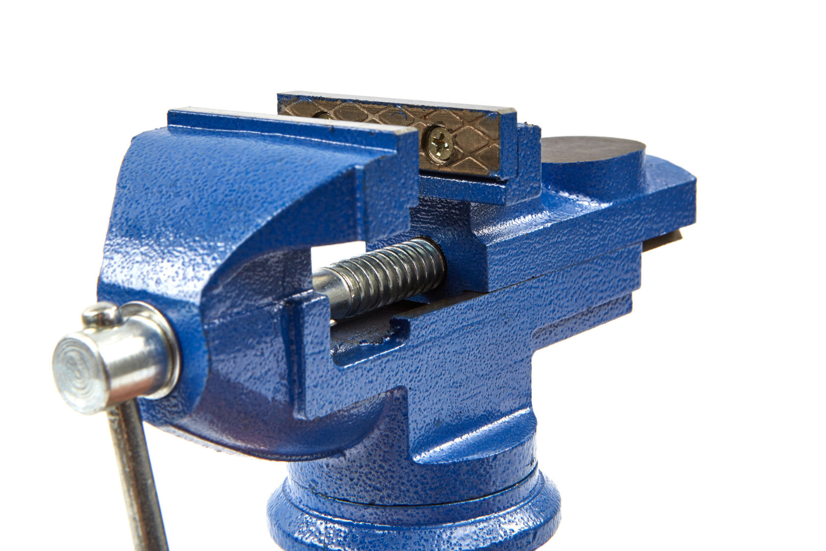 Morsa di precisione da banco con base girevole, morsa da banco rotante-girevole, per uso domestico commerciale da garage officina, morsa da banco apertura 60 mm