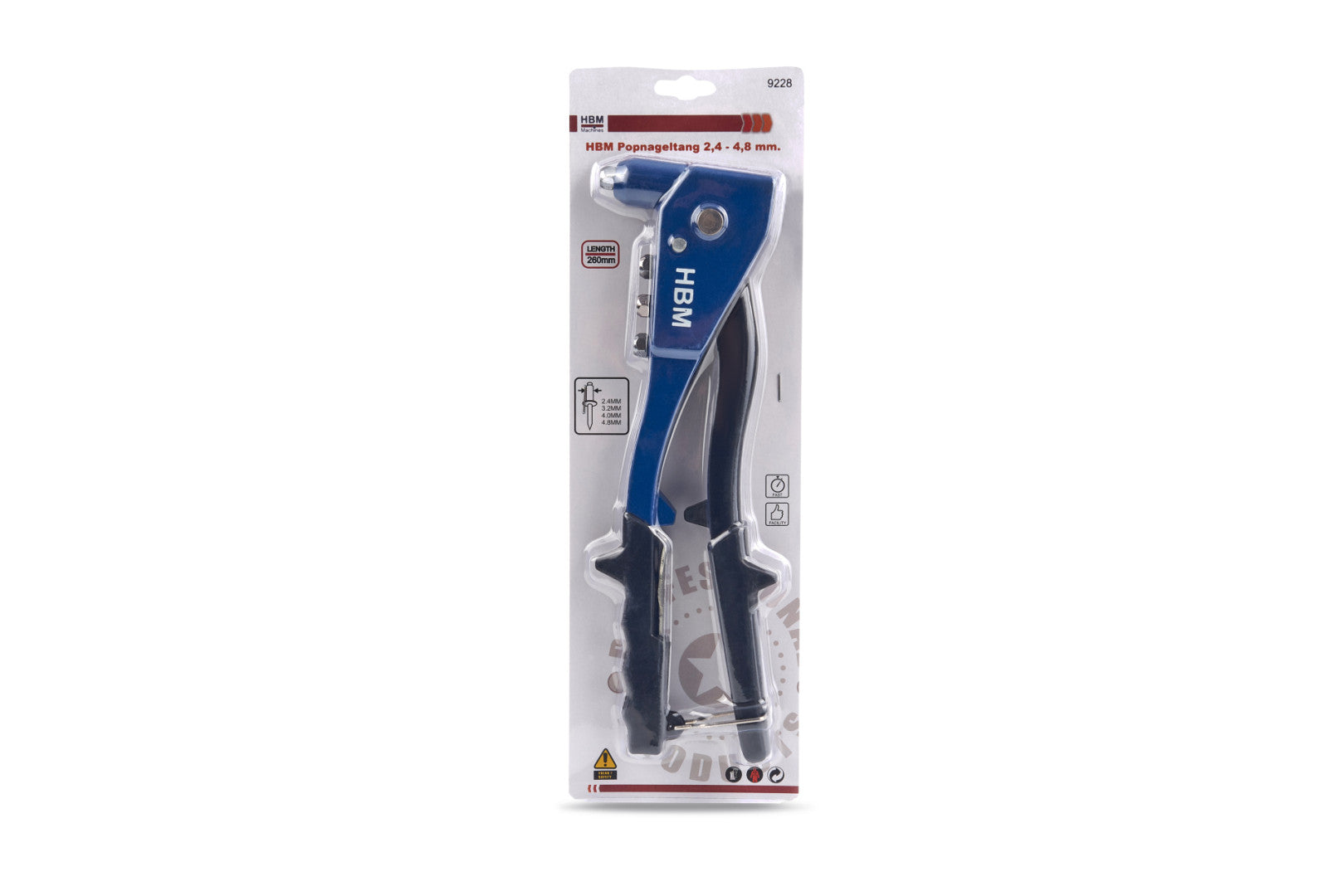 Pinza per rivettatura 2,4–4,8 mm HBM
