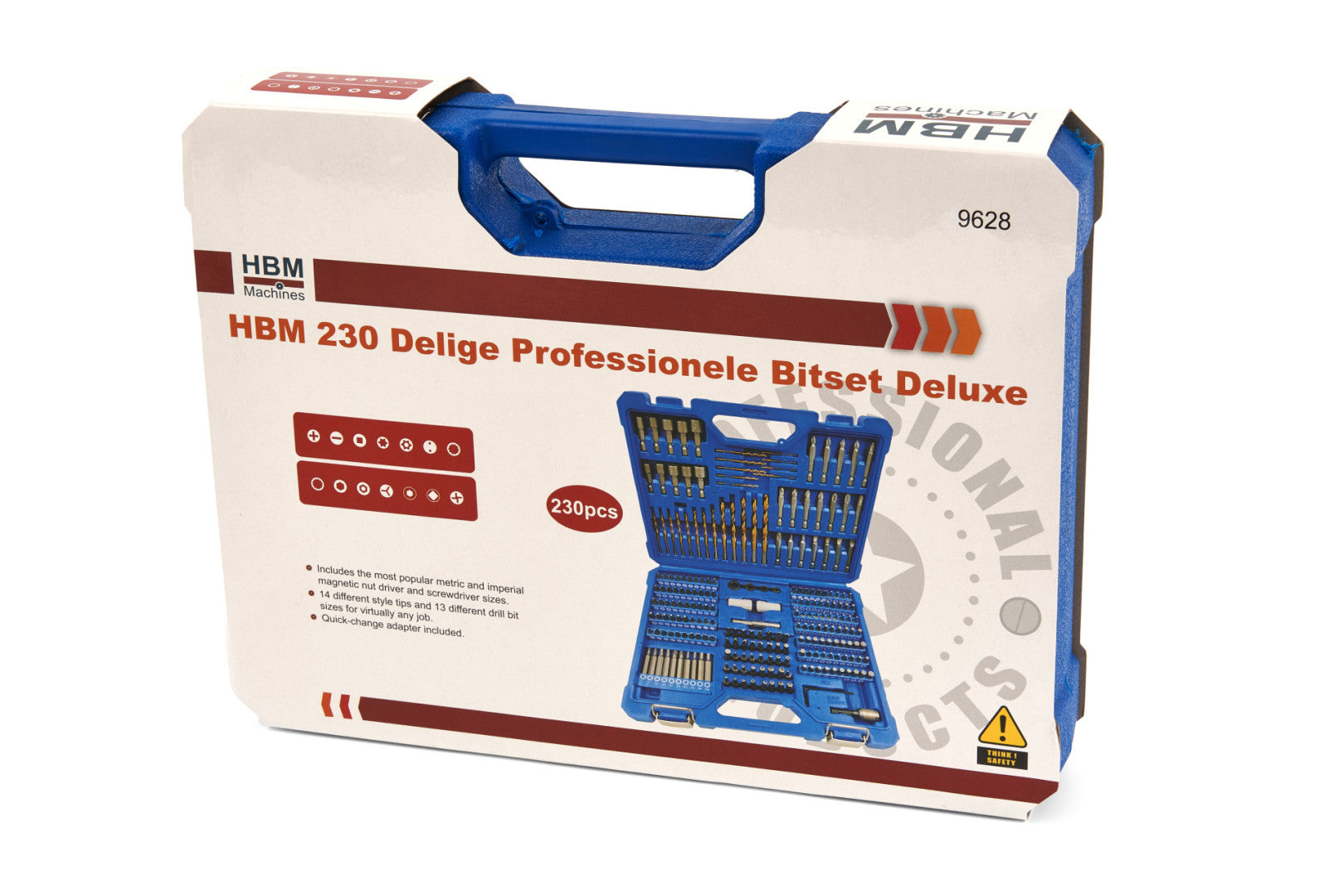 Set da 230 pezzi di punte e bit, Hbm