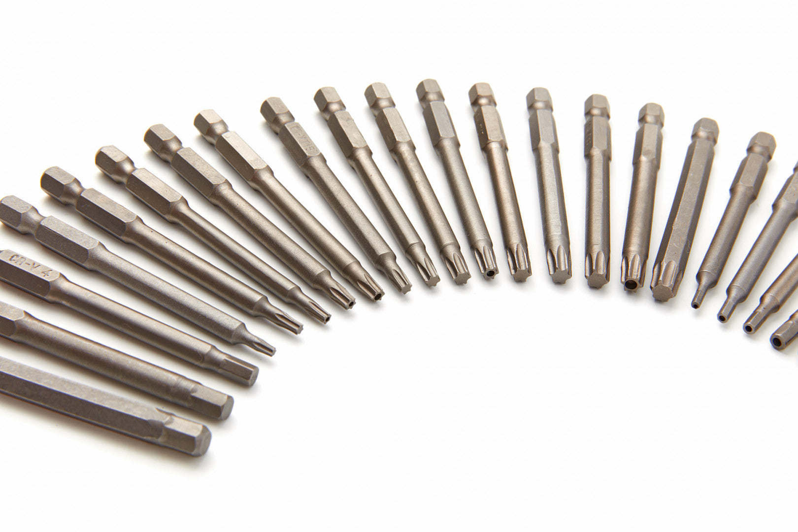 Set da 50 pezzi con punte-inserti per avvitatore e trapano e bussole esagonali, in acciaio Cr-V, HBM Machines Olanda