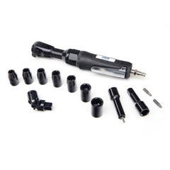 Kit chiave a cricchetto pneumatica, set cricchetto e bussole 17 pz 1/2