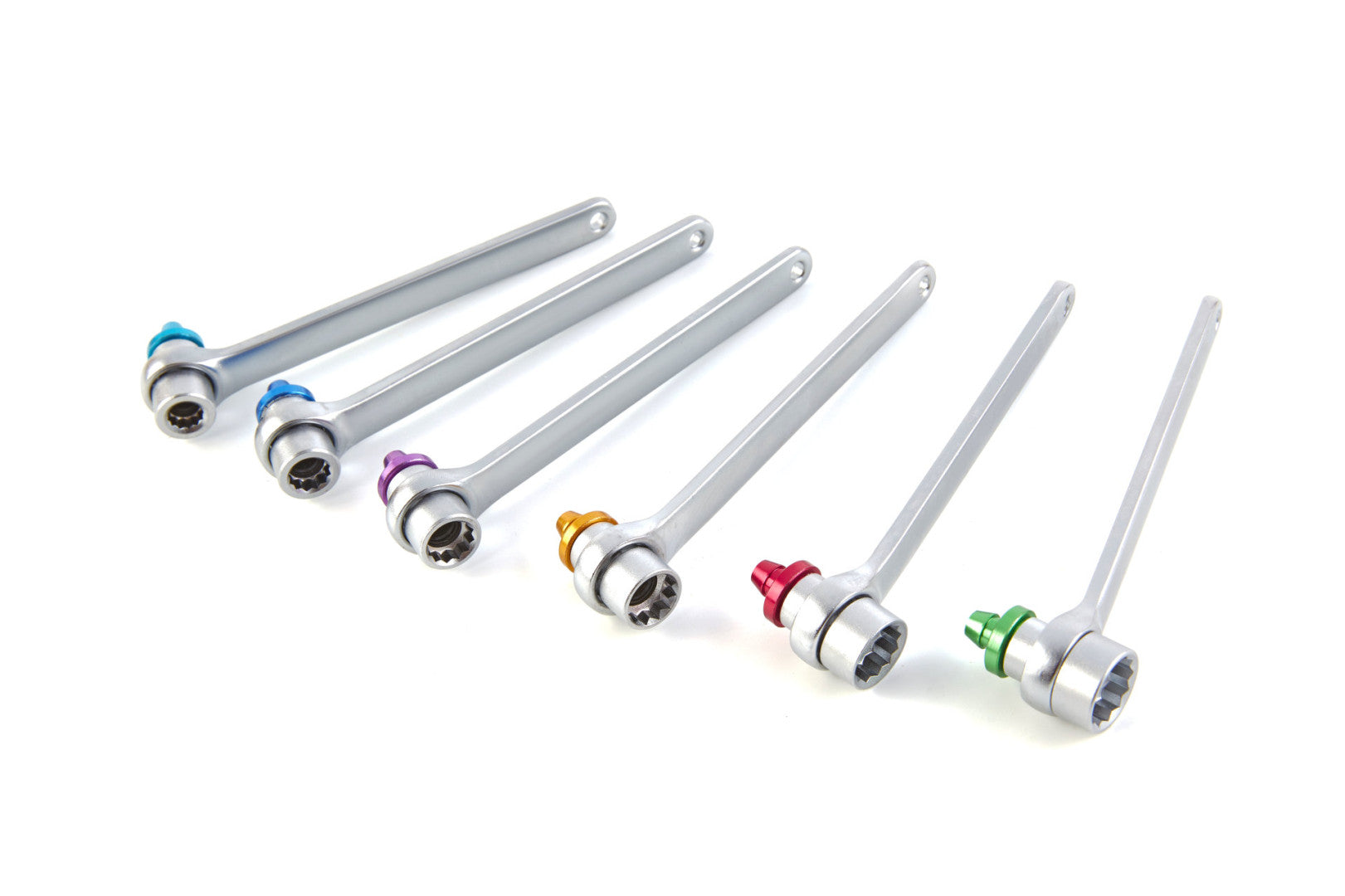 Serie di chiavi per spurgo freni, 7, 8, 9, 10, 11, 12 mm, 7 pz.