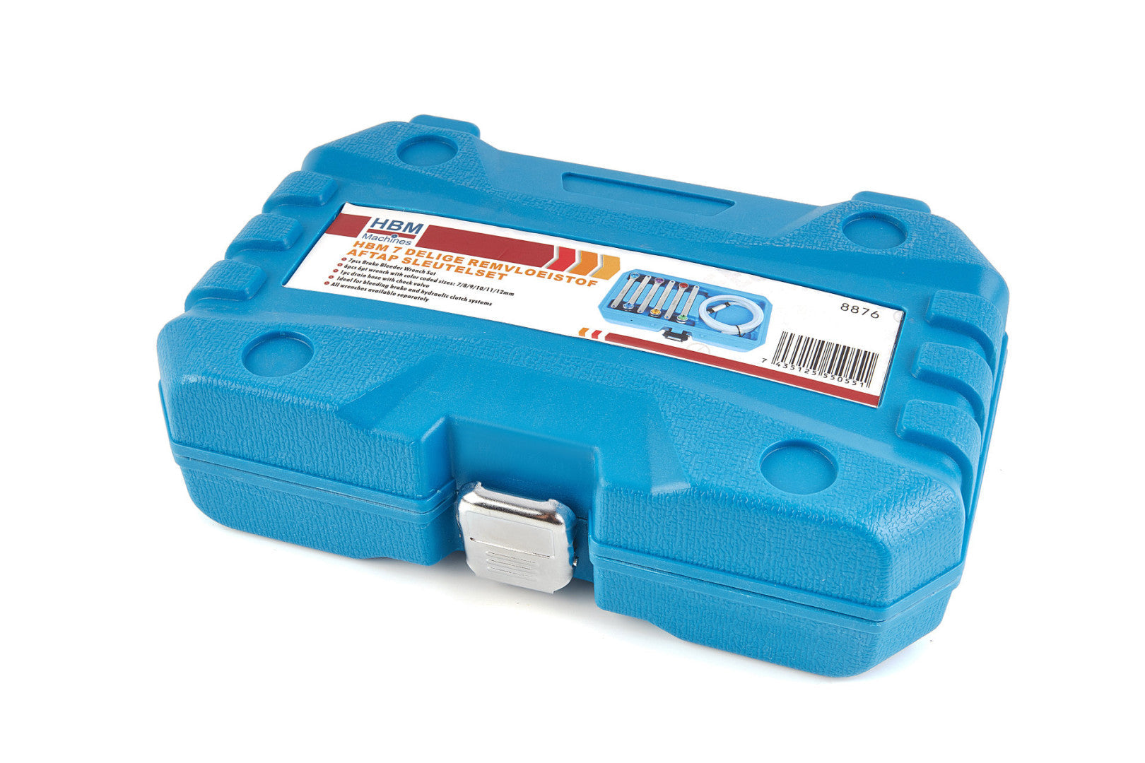 Serie di chiavi per spurgo freni, 7, 8, 9, 10, 11, 12 mm, 7 pz.