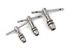 Maschi a mano set, 3 pezzi maschi per filettare M1.6-M4 M4-M6.3 M4.5-M8 maschi per filettare utensili a mano con giramaschi regolabile per maschi e filiere, Hbm Machines Olanda