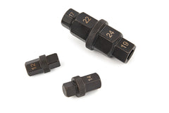 Chiave esagonale per ruota moto, brugola ruota moto, attrezzo esagonale per asse ruota anteriore, strumenti di riparazione driver asse esagonale mandrino per 17mm 19mm 22mm 24mm asse anteriore