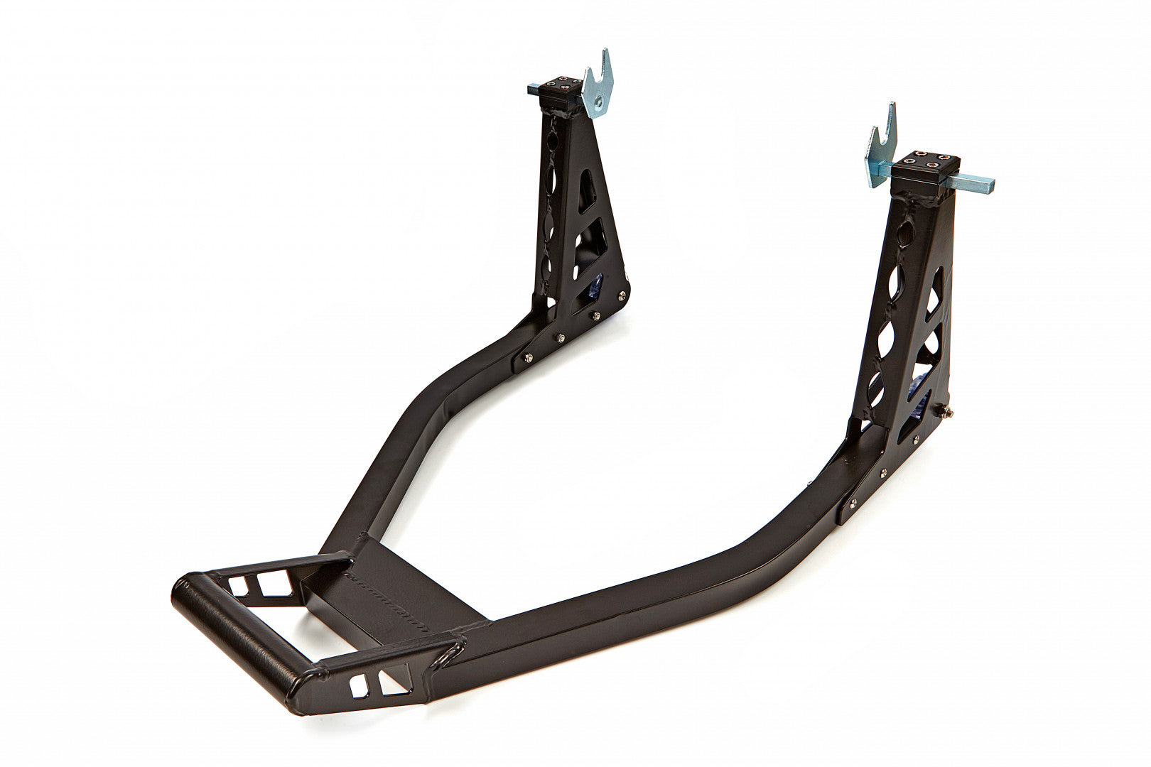 Cavalletto per ruote posteriori per il sollevamento della moto bici garage capacità carico max. 250kg, cavalletto supporto per moto bici da officina adatto testa della forcella a doppia u + l, HBM Machines Olanda premium