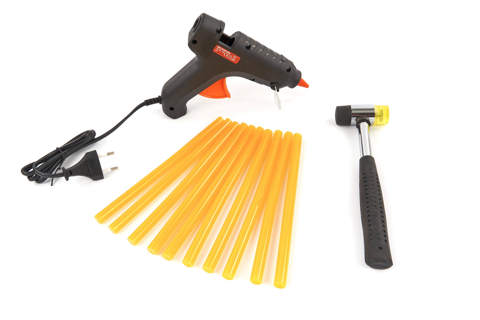 Kit 37 pezzi strumento per riparazione di ammaccature a ponte, con pistola per colla potenza 40 w per carrozzeria auto veicolo da garage officina fai-da-te, kit estrattore a ponte estrattore a martello per ammaccature