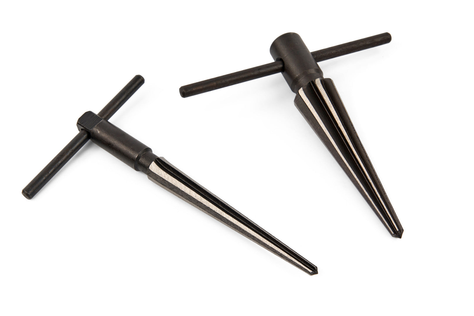 Alesatori conici da officina da 3-22 mm, alesatori conici per fori in metallo, alesatori manuali, alesatori con gambo conico, utensili conici, taper alesatore, con manico a T, 2 pezzi