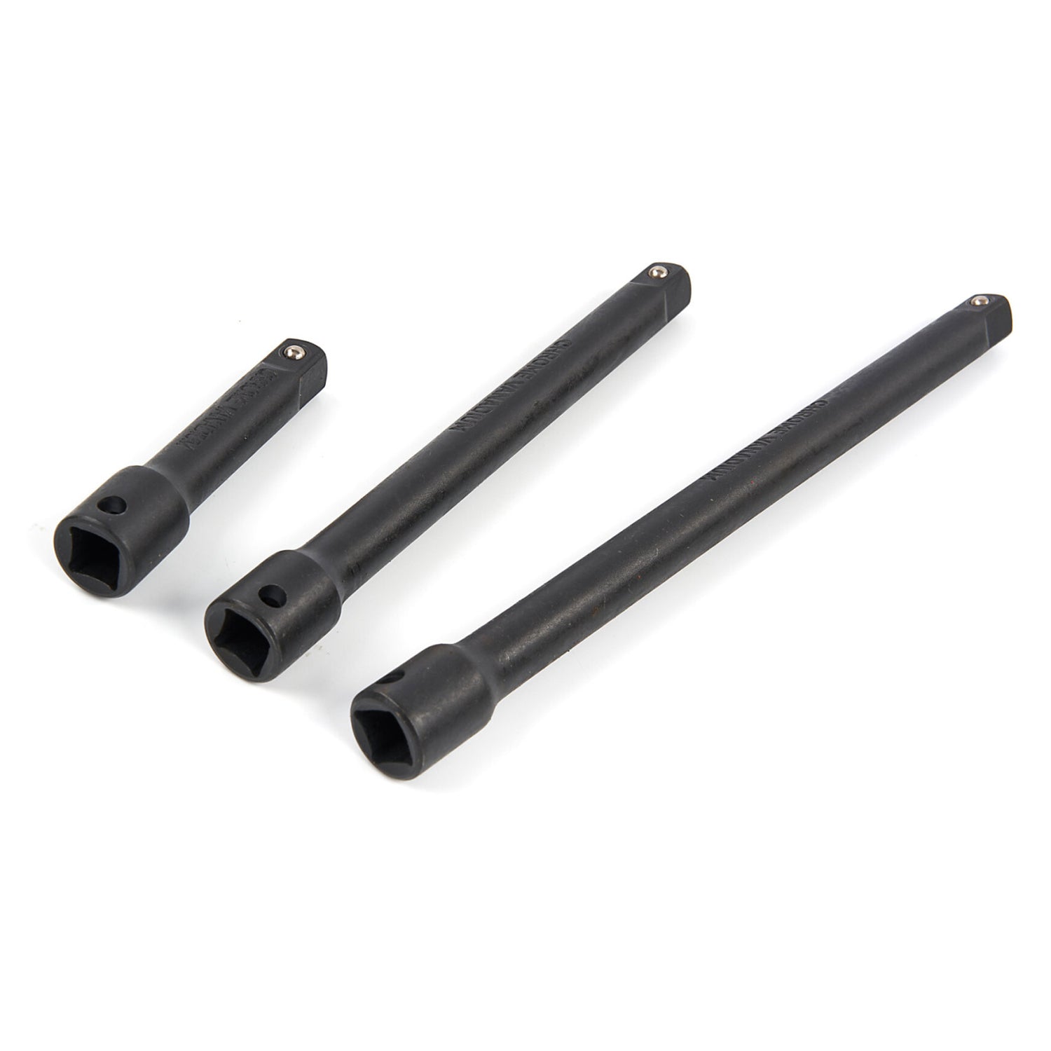 Set di prolunghe per chiave a bussola a impatto, estensioni, adattatore, giunto cardanico, raccordi per auto e industriali, 3 pezzi attacco 3/8"