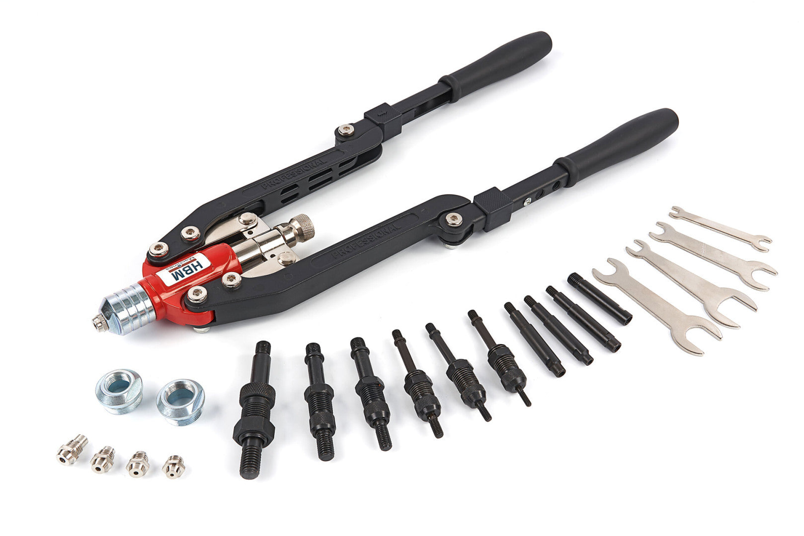 Rivettatrice professionale 520 mm per rivetti filettati