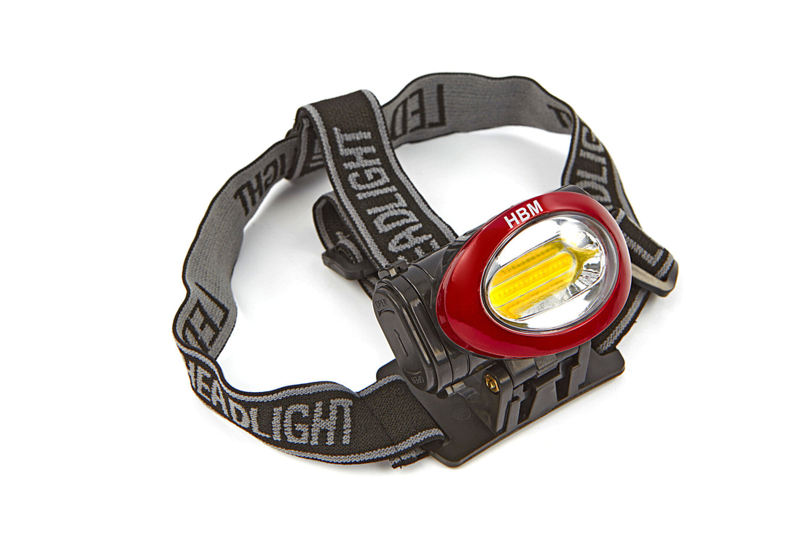 Torcia lampada frontale con batteria a LED 3w,120 lumen Hbm