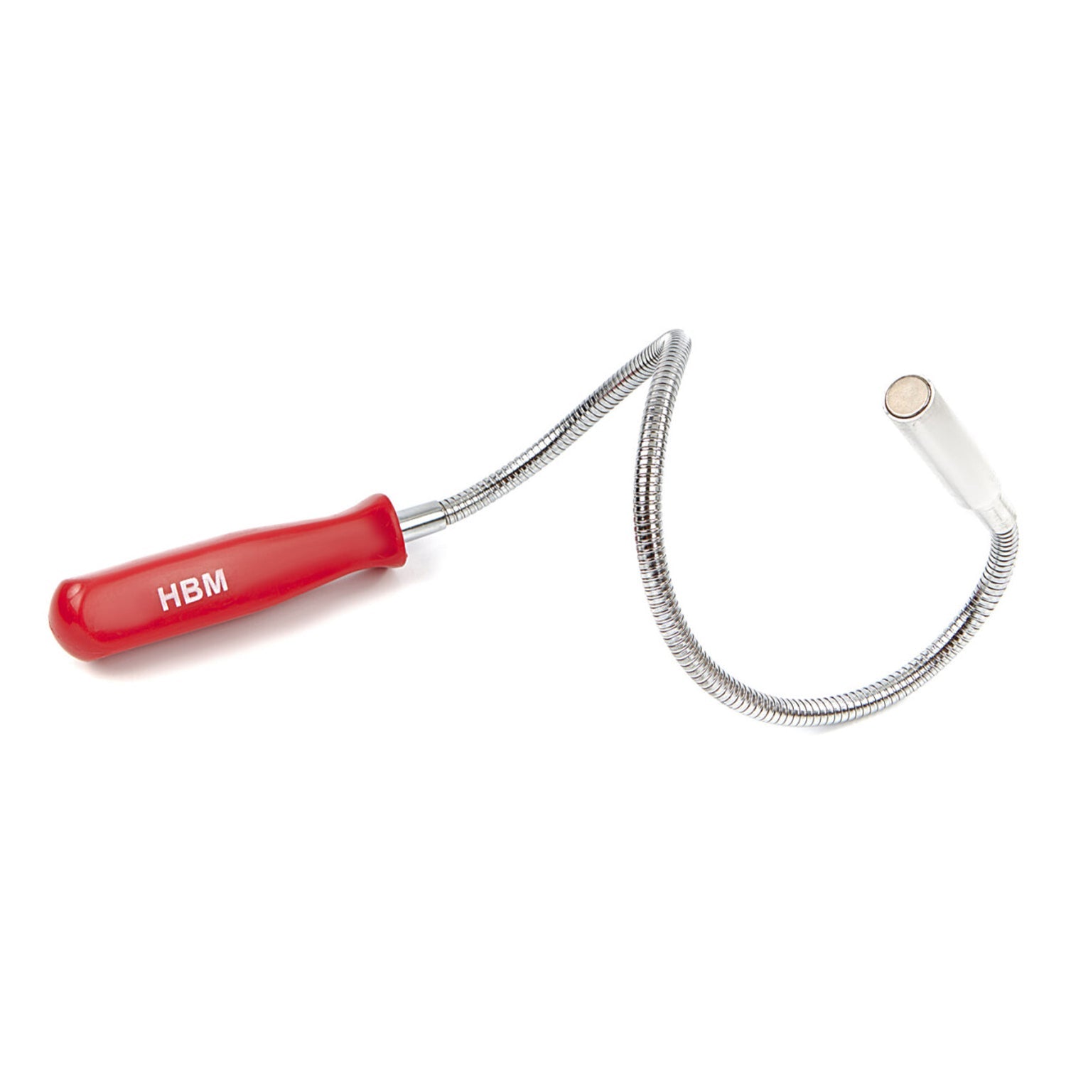 Strumento magnetico flessibile per raccogliere oggetti di ferro, strumento magnetico flessibile per la raccolta di piccole parti, raccoglitore di oggetti metallici, ideale per garage, auto e fai da te, 45 cm 2,3 kg HBM