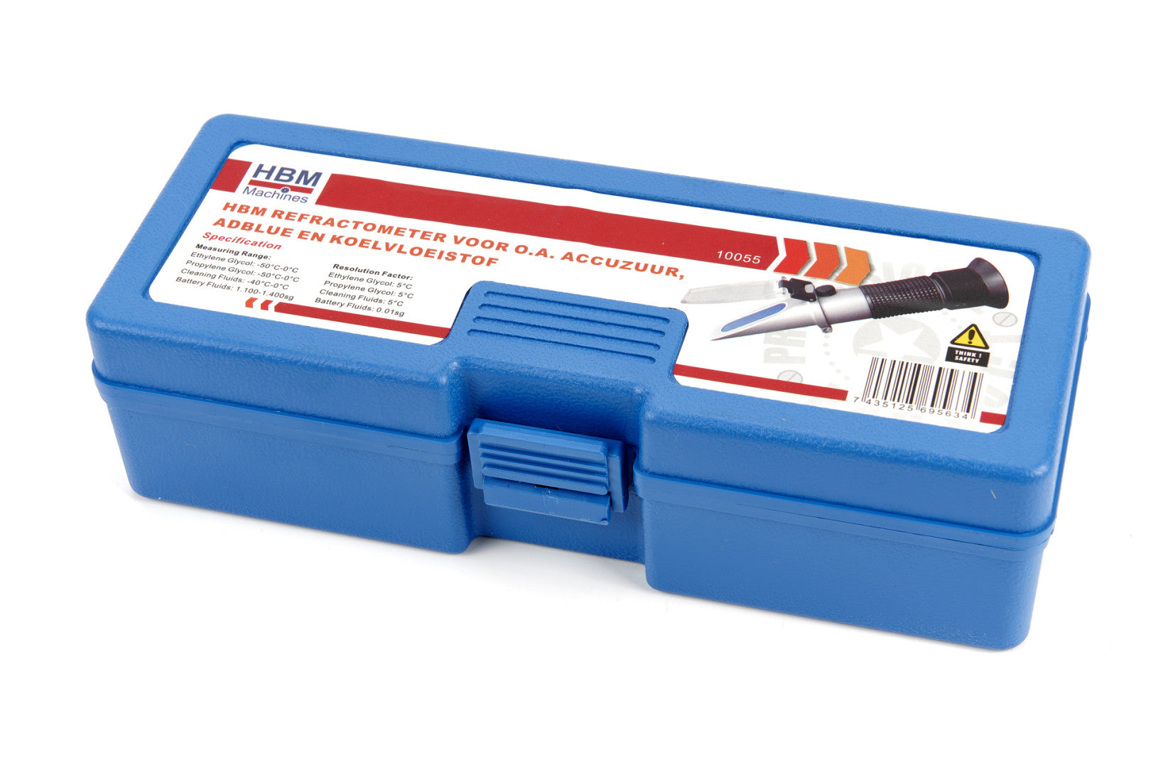 Rifrattometro antigelo, tester di refrigerante, rifrattometro per il controllo del punto di congelamento dei sistemi antigelo auto, per liquidi auto, anti freeze tester rifrattometro per acido batteria, Hbm