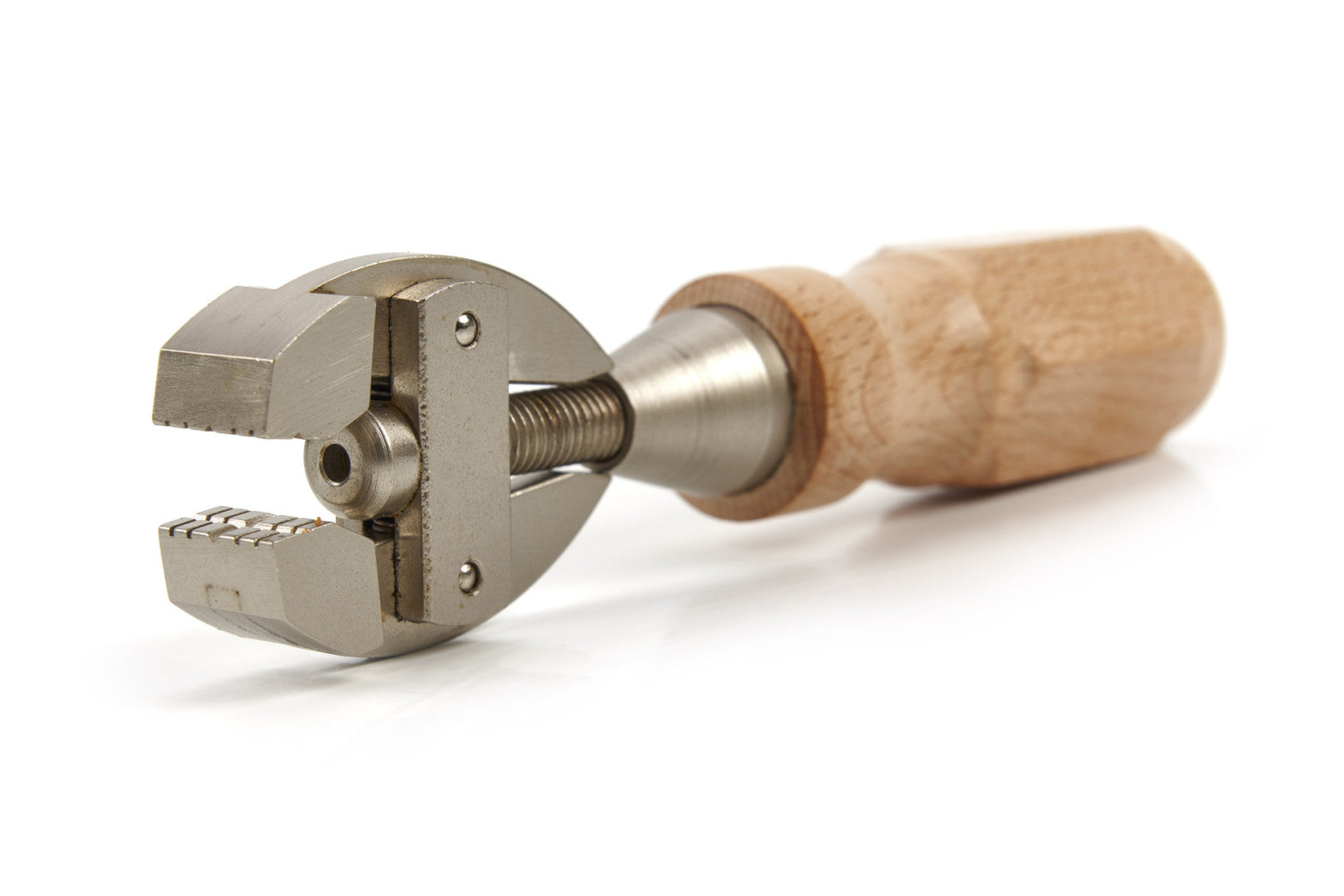 Morsetto a mano con manico in legno, morsa a mano per tenere utensili, modellismo, morsa manuale con impugnatura in legno, 140 mm, Hbm