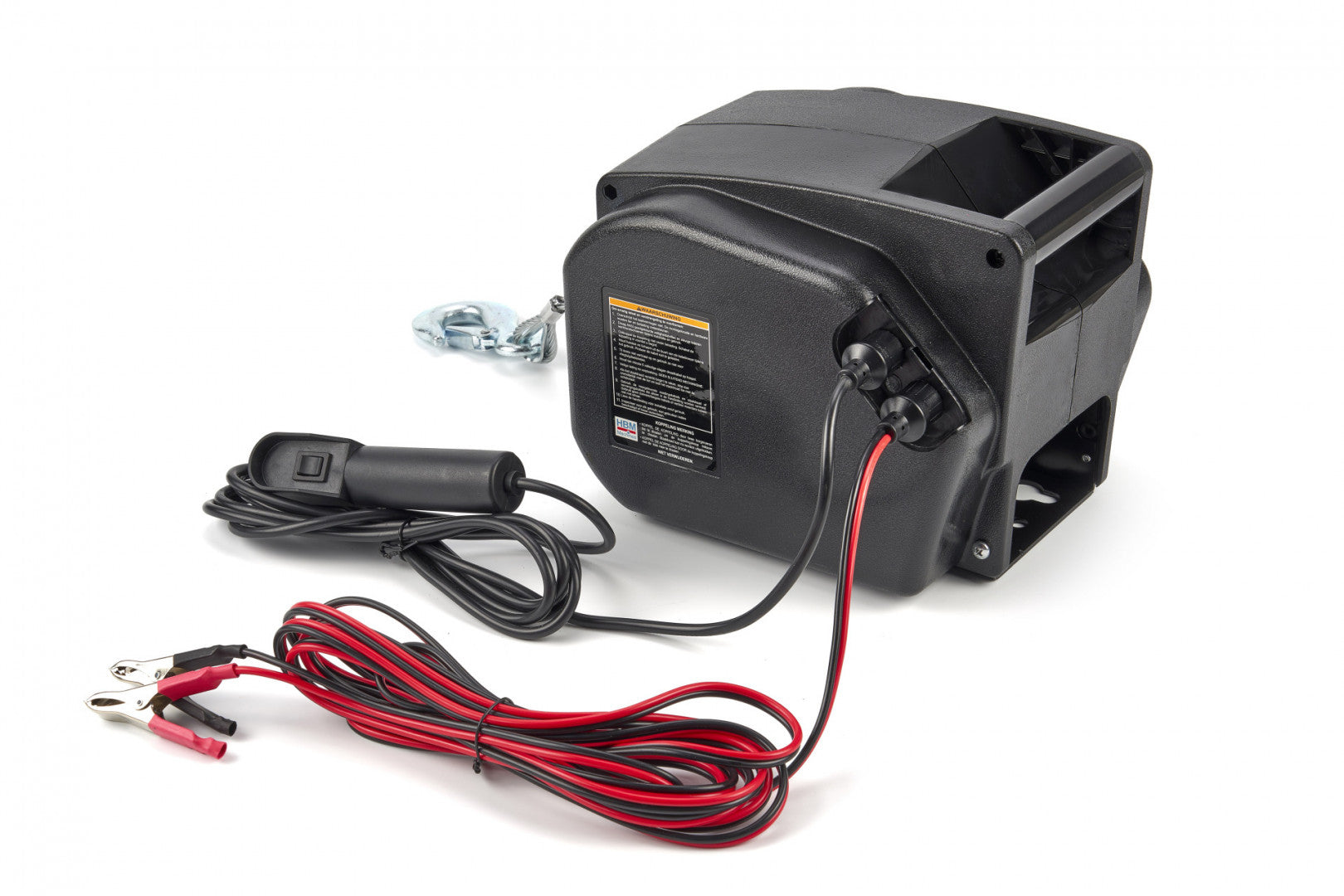 Verricello elettrico, portata massima 900 kg, ideale per traino di veicoli, barche e attrezzature, 12 V