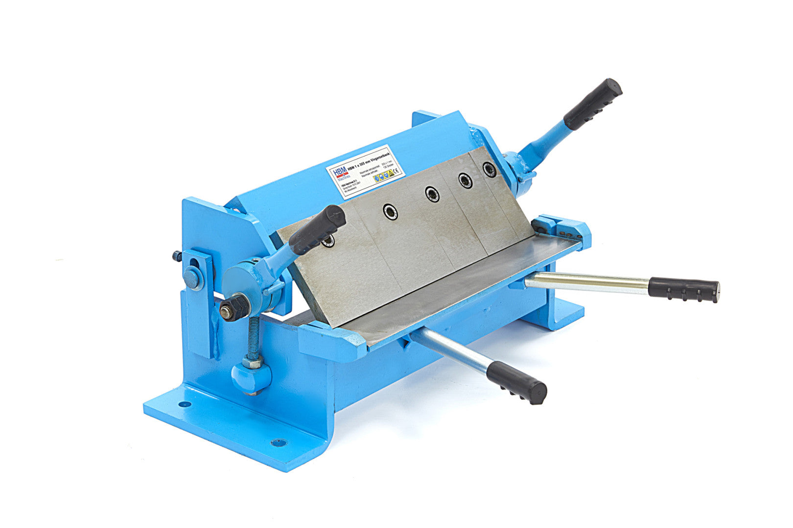 Macchina piegatrice per lamiera, piegatrice manuale per tagliare, piegare, laminare 1 x 305 mm Hbm