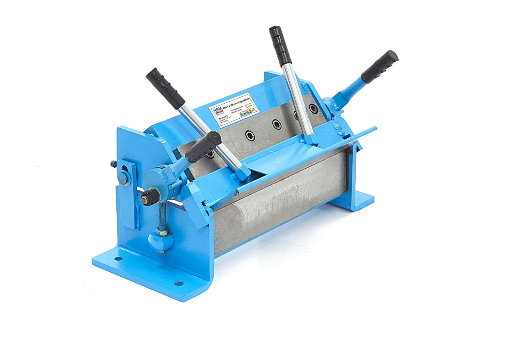 Macchina piegatrice per lamiera, piegatrice manuale per tagliare, piegare, laminare 1 x 305 mm Hbm