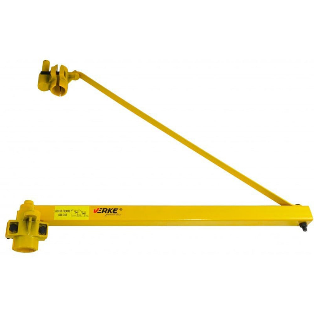 Braccio supporto per paranco elettrico, capacità carico 600kg, braccio di sollevamento girevole 180° con palo, telaio di sollevamento, per officina, garage, braccio di supporto per verricello elettrico, supporto girevole con colonna