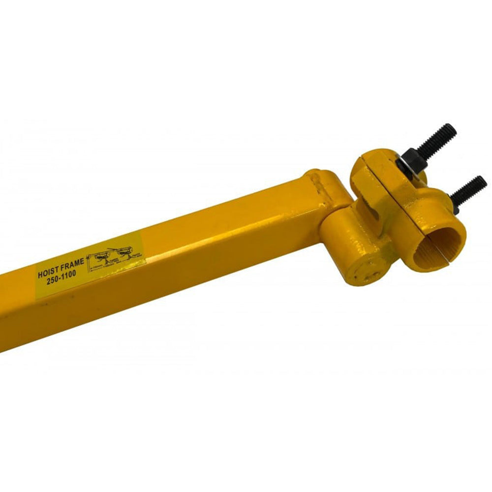 Braccio supporto per paranco elettrico, capacità carico 600/250kg, braccio di sollevamento girevole 180° con palo, telaio di sollevamento, per officina, garage, braccio di supporto per verricello elettrico, supporto girevole con colonna