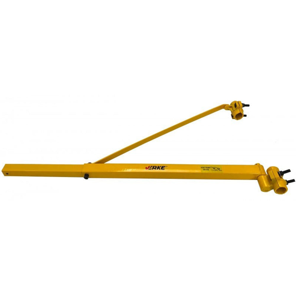 Braccio supporto per paranco elettrico, capacità carico 600/250kg, braccio di sollevamento girevole 180° con palo, telaio di sollevamento, per officina, garage, braccio di supporto per verricello elettrico, supporto girevole con colonna