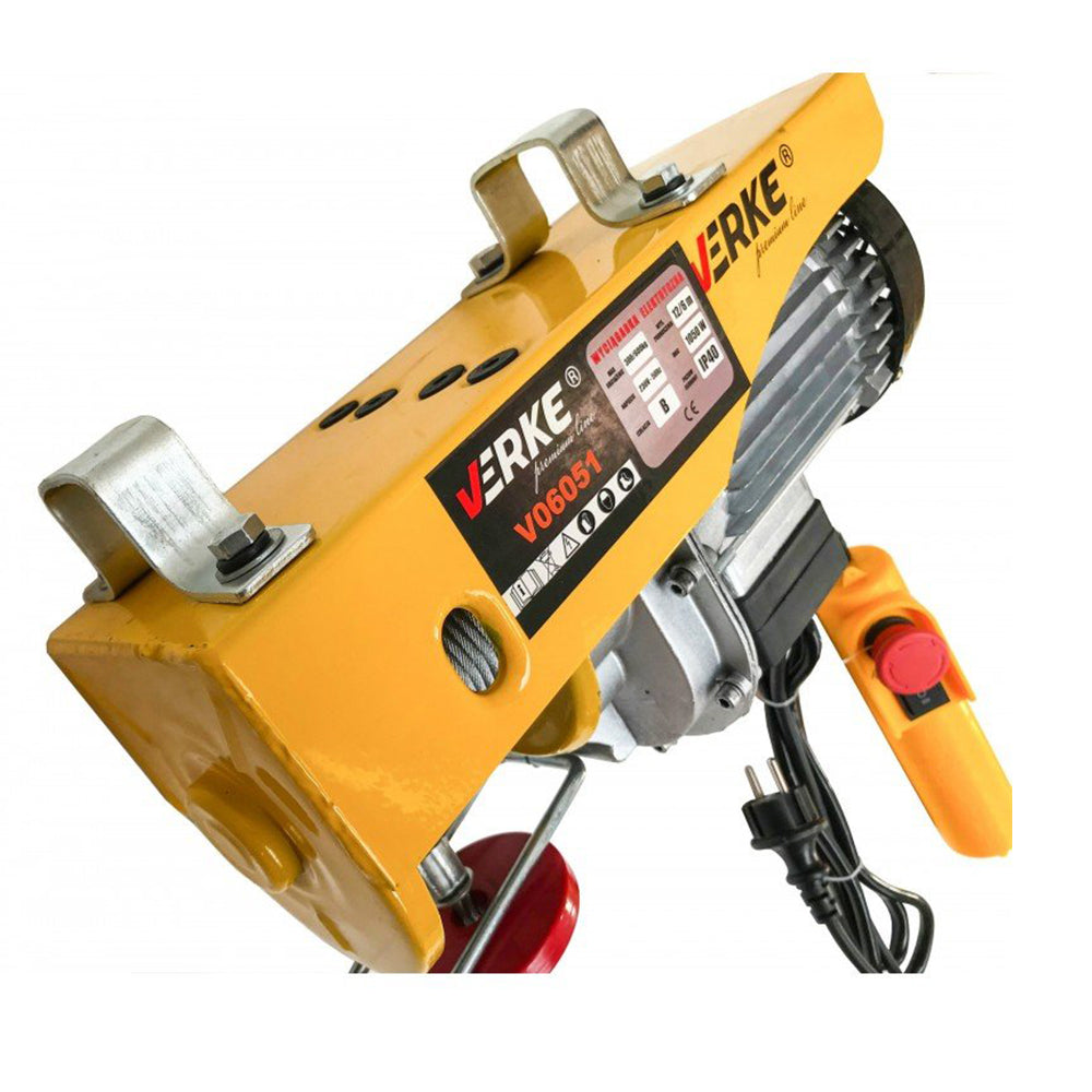 Paranco elettrico ,argano montacarico, verricello sollevatore 600/300 kg 540w 230v