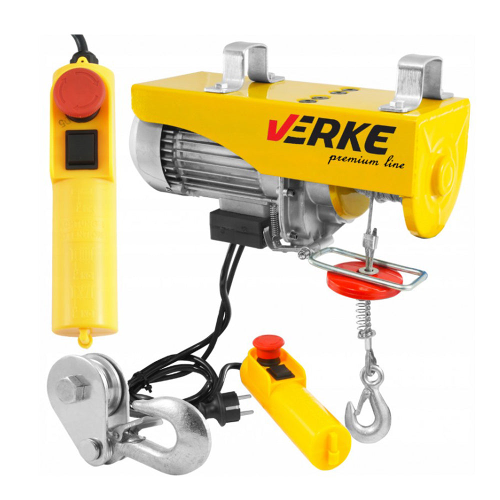 Paranco elettrico ,argano montacarico, verricello sollevatore 600/300 kg 540w 230v