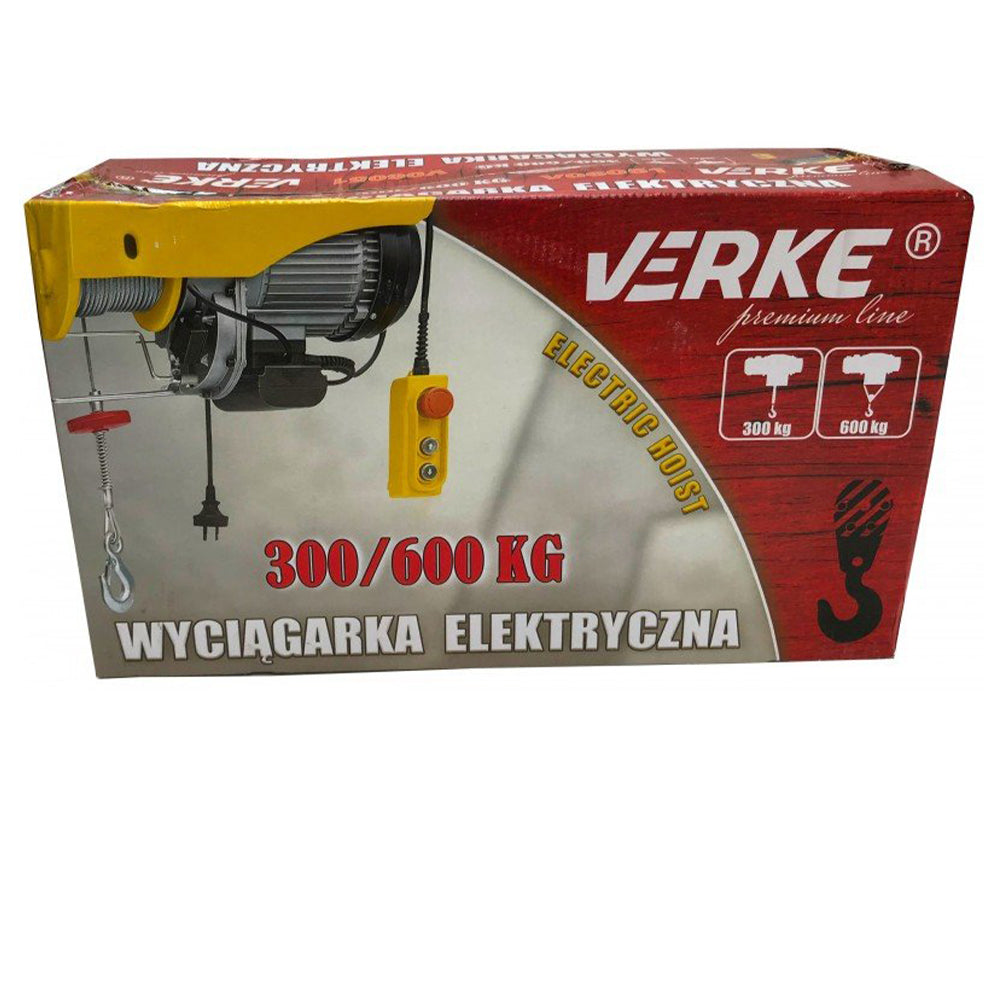 Paranco elettrico ,argano montacarico, verricello sollevatore 600/300 kg 540w 230v