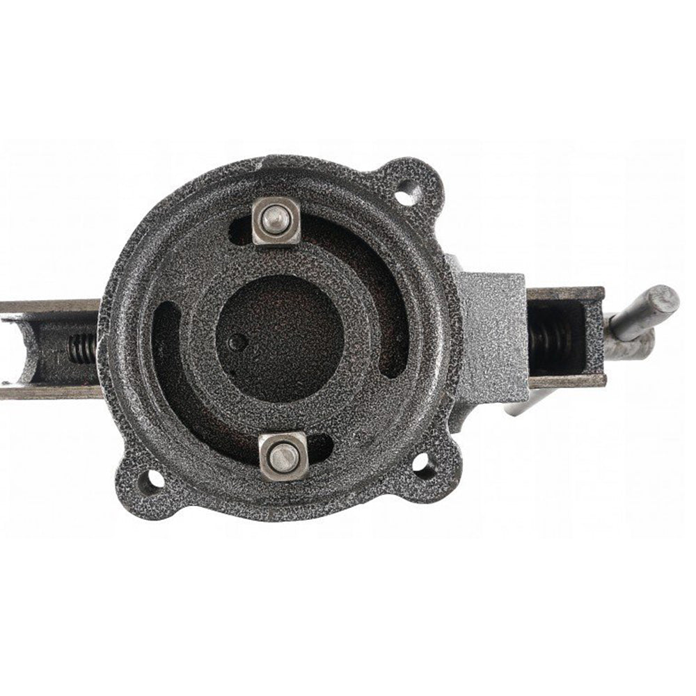 Morsa di precisione da banco con base girevole, morsa da banco rotante-girevole, per uso domestico commerciale da garage officina, morsa da banco apertura 10 cm 4"