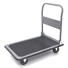 Piattaforma carrello pieghevole per carichi pesanti 350 kg a una mano, carrello con ruote freno