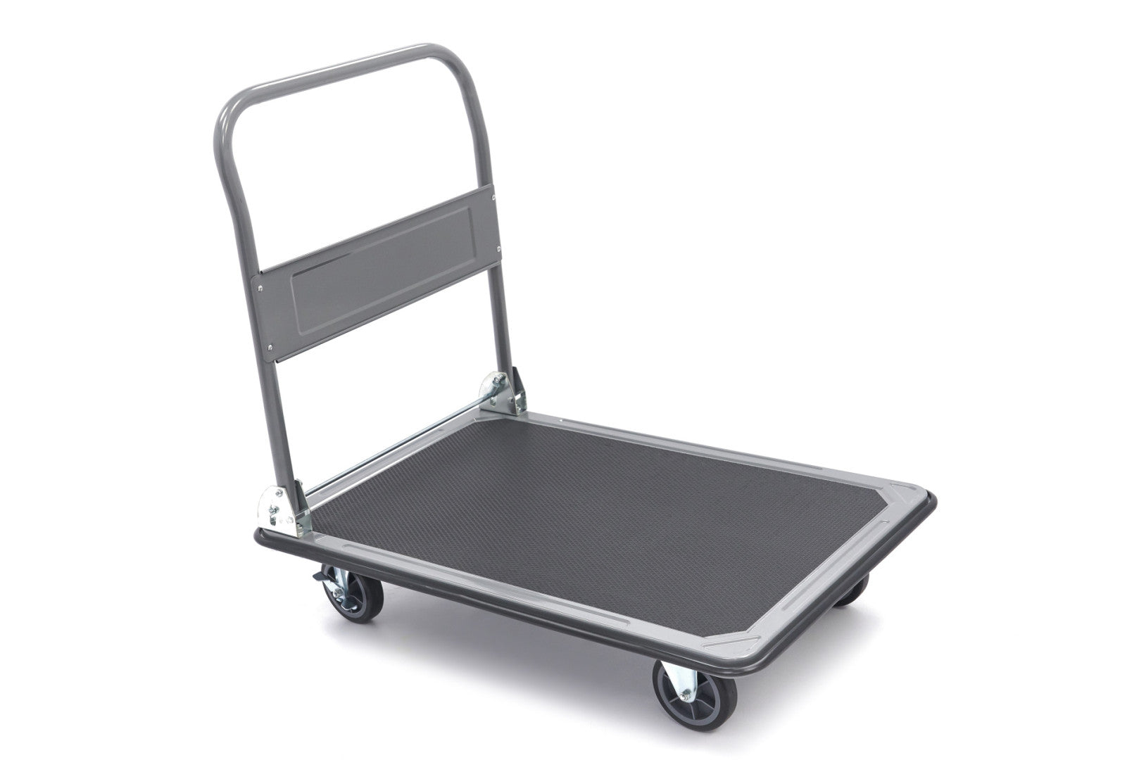 Piattaforma carrello pieghevole per carichi pesanti 350 kg a una mano, carrello con ruote freno