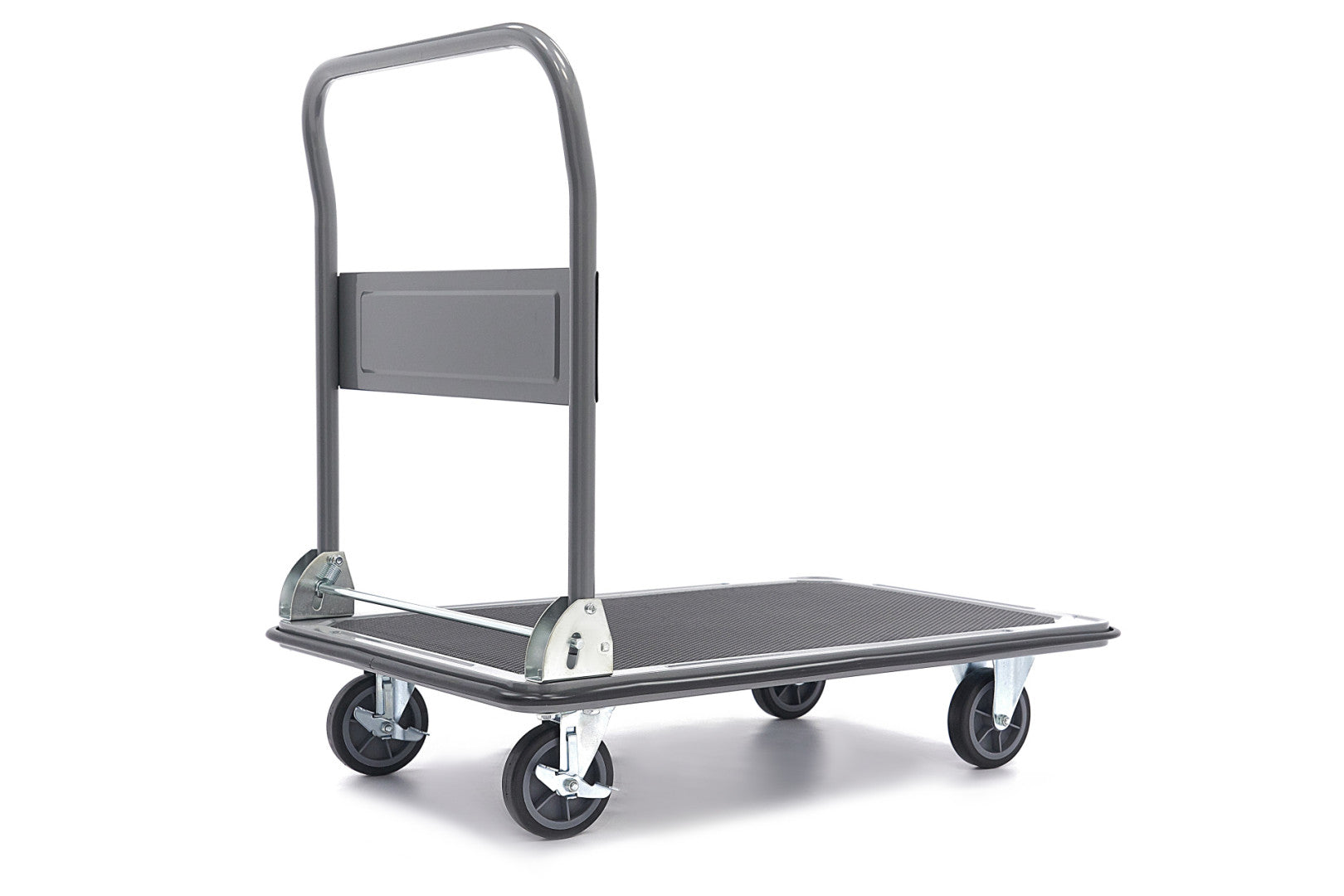 Piattaforma carrello pieghevole per carichi pesanti 350 kg a una mano, carrello con ruote freno