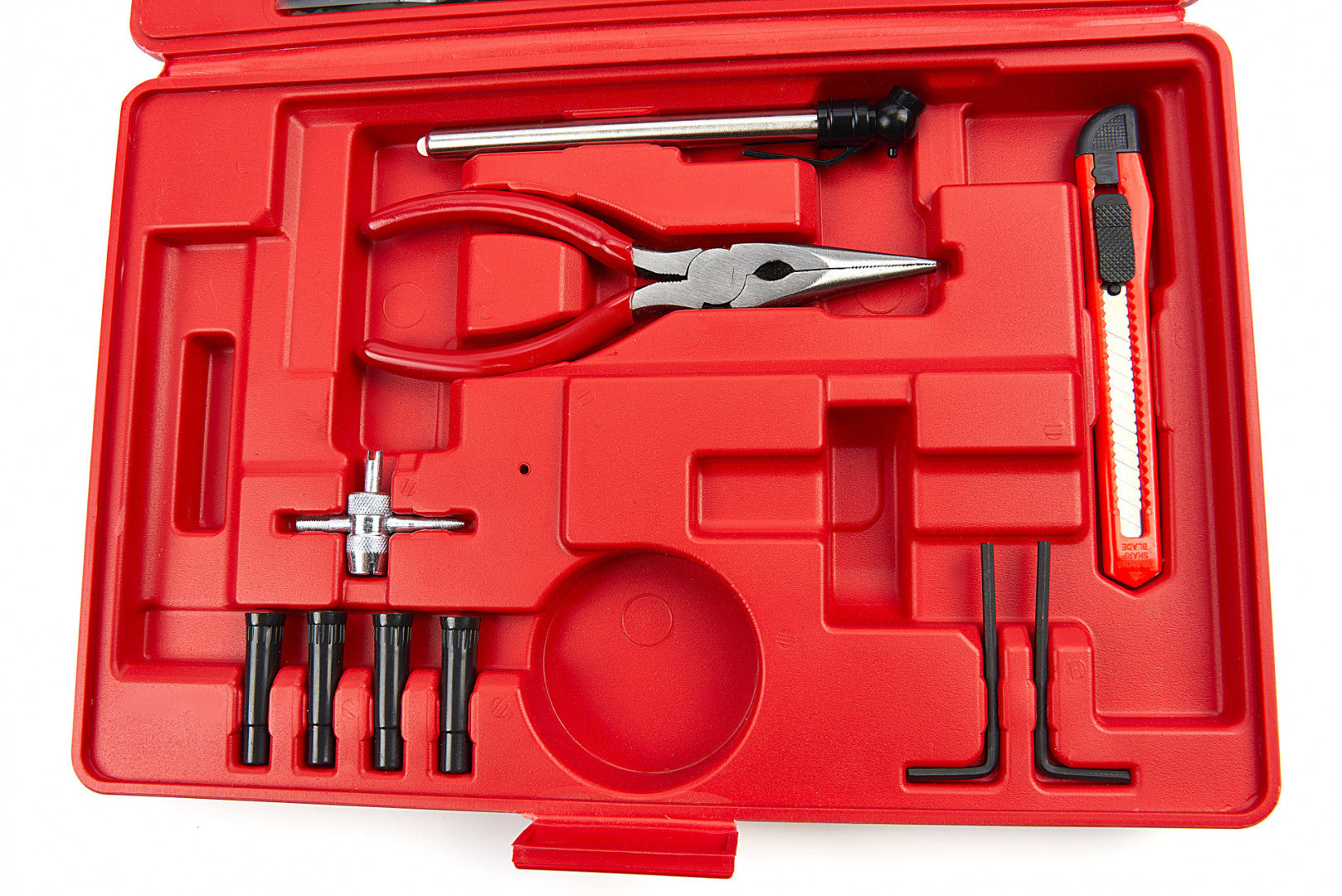 Kit riparazione pneumatici auto - kit foratura moto tubeless - emergenza per ripara gomme auto, moto, atv, jeep, trattore - kit riparazione gomme, 64 pezzi Hbm