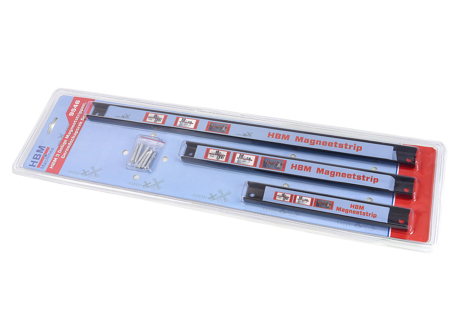 Barra magnetica per attrezzi utensili, supporto magnetico set 3 pezzi