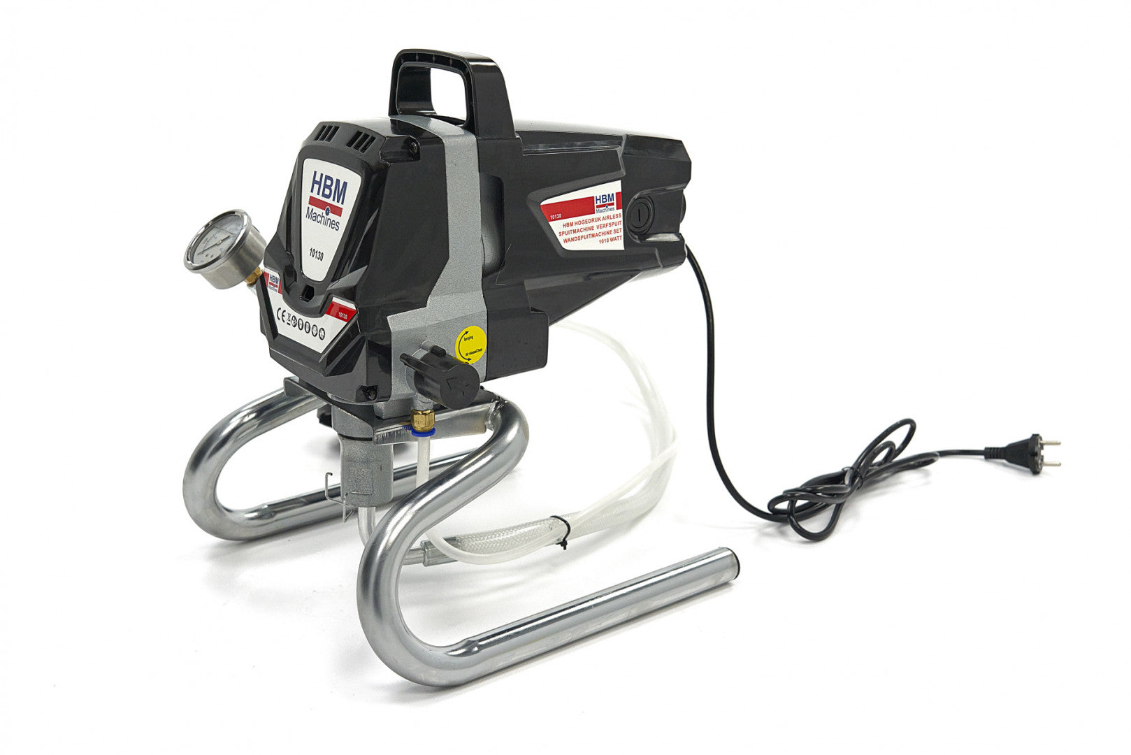 Spruzzatore di vernice airless 1010W 3000 PSI portata Max. 1,5 litri/min, kit uso commerciale per forniture di verniciatura per auto casa interiore esteriore, attrezzatura vernice tubo con ugello, con tubo 10 m ad alta pressione