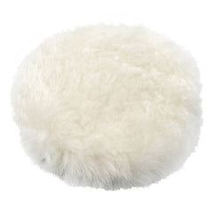 Cuffia per lucidatrice in lana d'agnello disco per lucidare x smerigliatrice, cuffia per lucidatura velcrata, 125mm Hbm