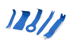 Kit utensile di smontaggio per riparazione auto, rimozione ricambio cunei in plastica leve refit set, auto trim installer pry, removal tools kit per auto porta pannello radio cruscotto, 5 pezzi Hbm