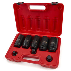 Set bussole a impatto, bussole a impulsi profondo, prese metriche esagonale, riparazione auto,marcatura chiara 8 pezzi Hbm