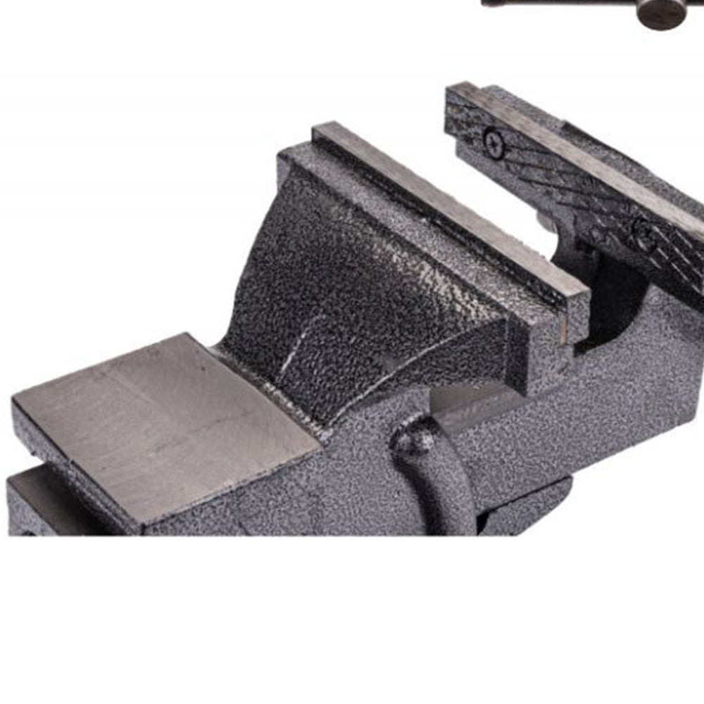 Morsa di precisione da banco con base girevole, morsa da banco rotante-girevole, per uso domestico commerciale da garage officina, morsa da banco apertura 15 cm 6"
