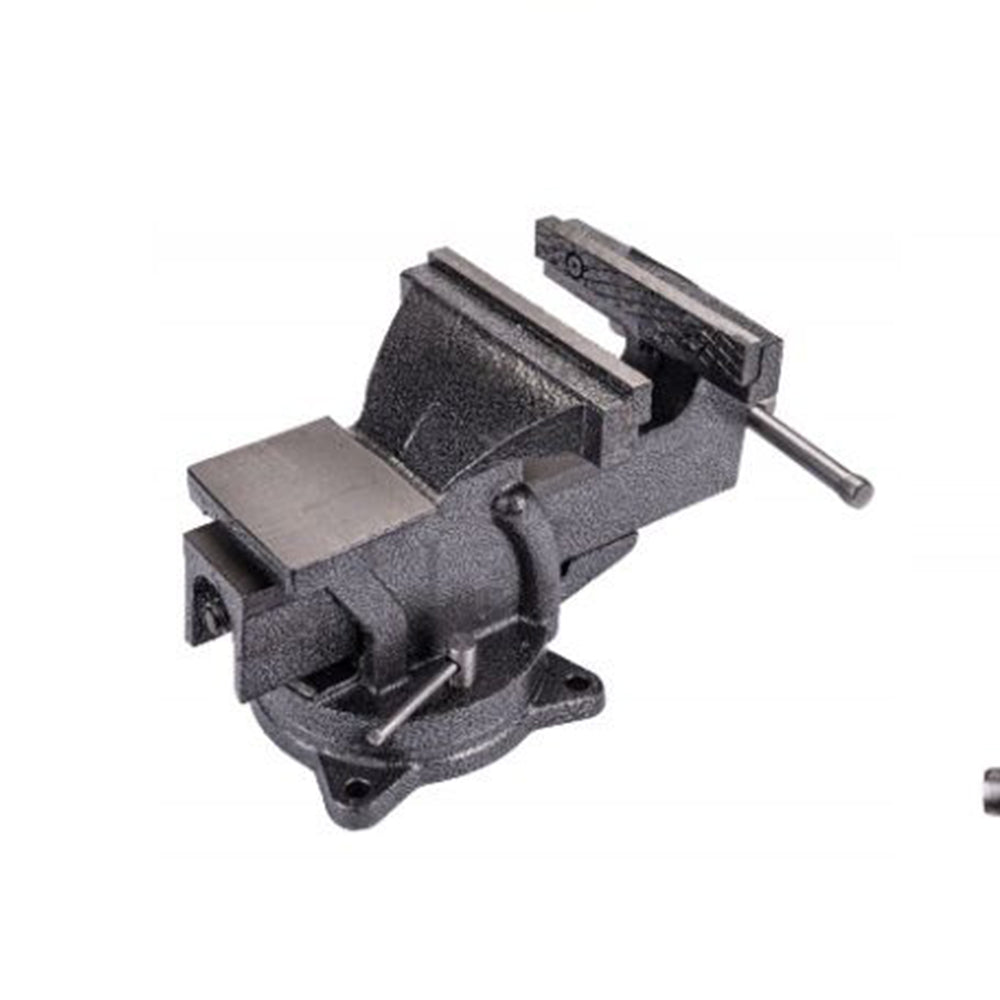 Morsa di precisione da banco con base girevole, morsa da banco rotante-girevole, per uso domestico commerciale da garage officina, morsa da banco apertura 15 cm 6"