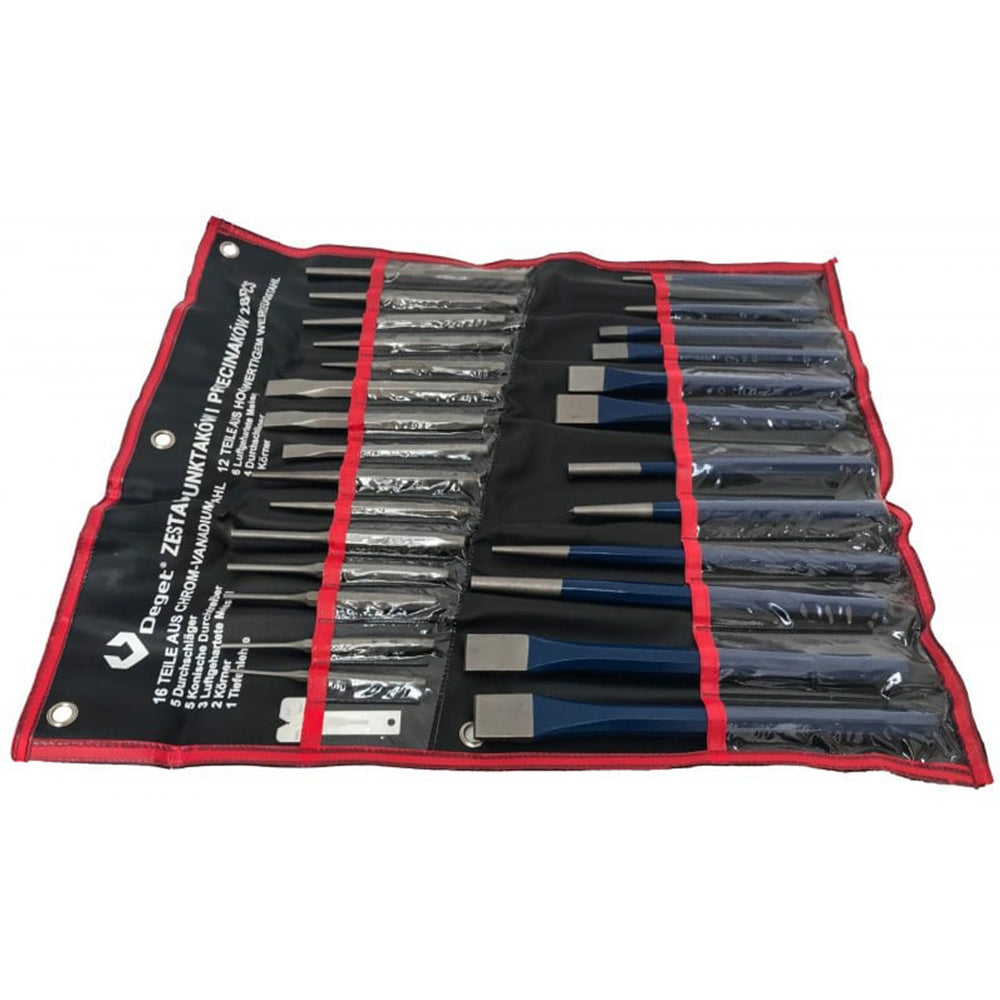 Set di punzoni e scalpelli, 23 pezzi