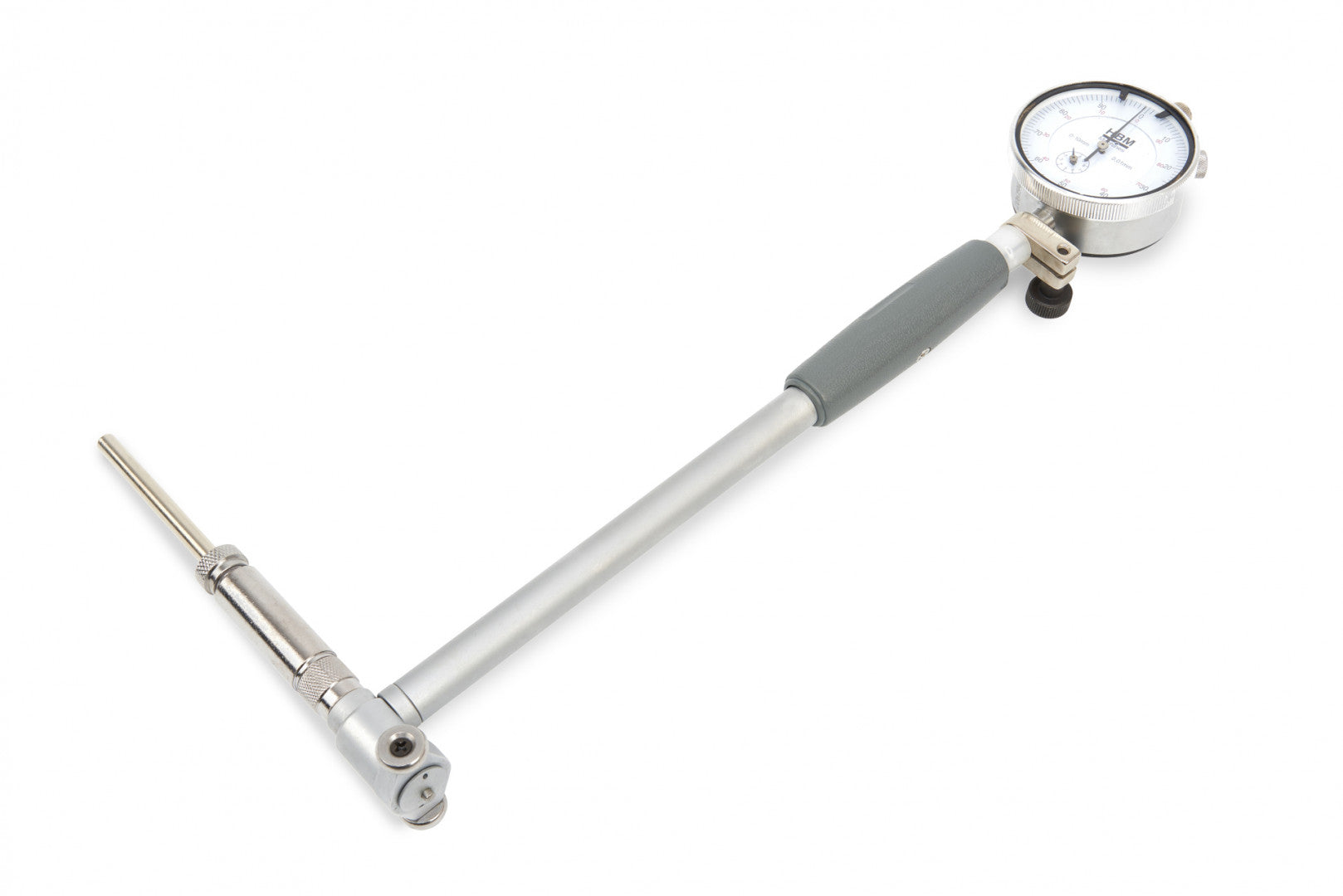 Alesametro con comparatore centesimale 50-160 mm indicatore del diametro interno, 12 testine intercambiabili e valigetta incluse, indicatore a quadrante per alesaggi