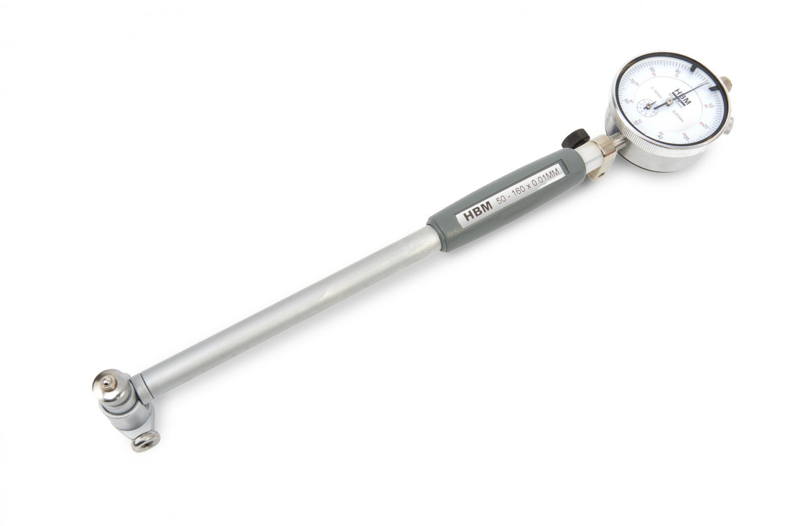 Alesametro con comparatore centesimale 50-160 mm indicatore del diametro interno, 12 testine intercambiabili e valigetta incluse, indicatore a quadrante per alesaggi