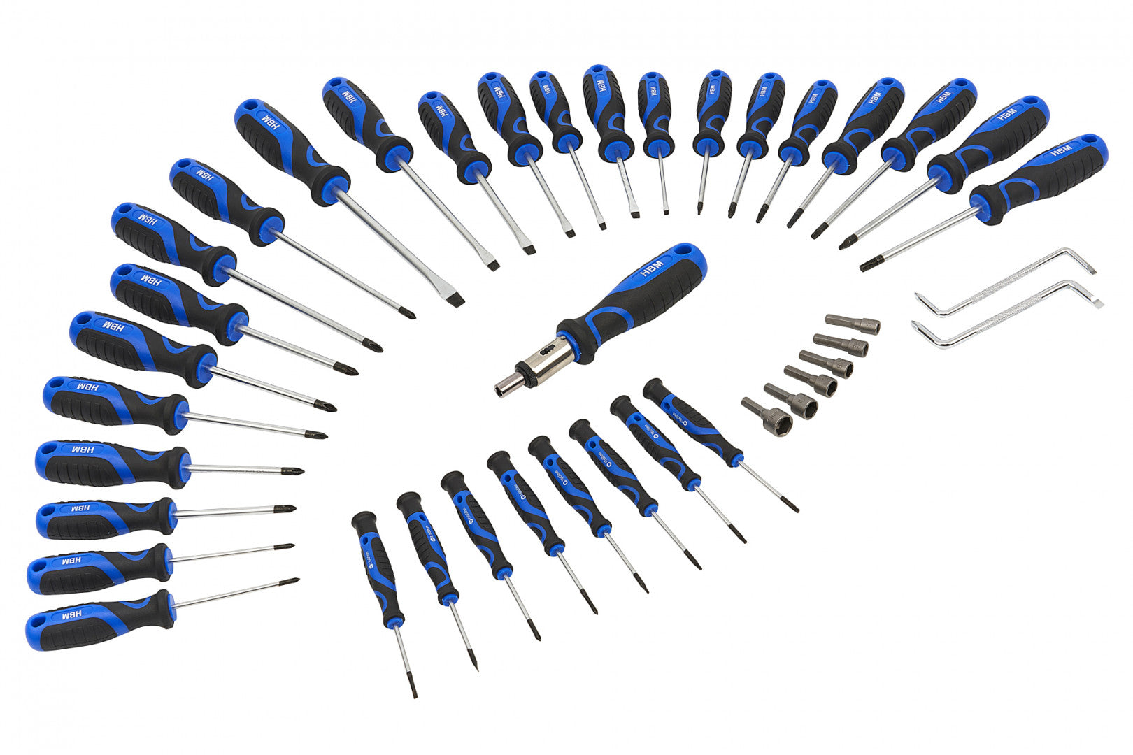 Set giraviti, set di cacciaviti, con supporto 100 pezzi con supporto Hbm