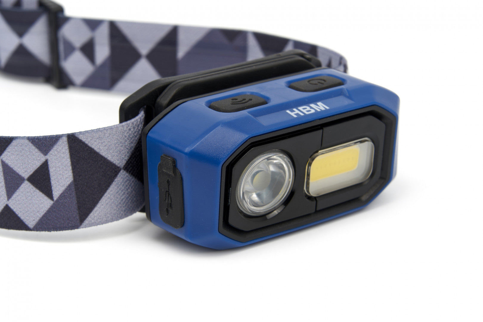 Torcia lampada frontale con batteria a LED 480 lumen Hbm