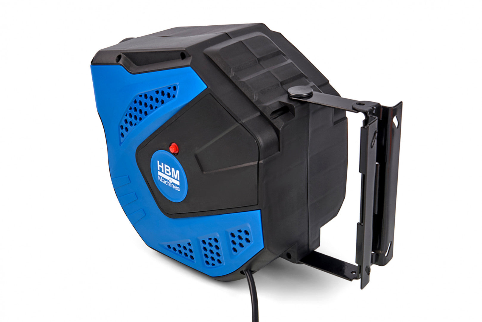 Avvolgicavo elettrico automatico a molla con staffa per fissaggio a muro 3 × 1,5 mm IP34 20 m HBM Machines Olanda