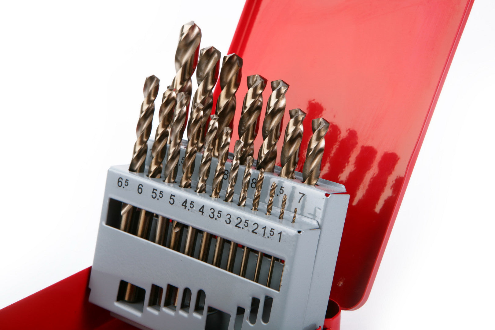 Set di punte trapano professionali, 1–10 mm passo 0,5 HSS 5% cobalto HBM
